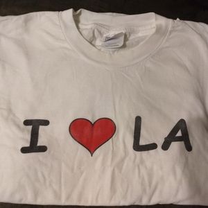 Men's XL I Love LA shirt